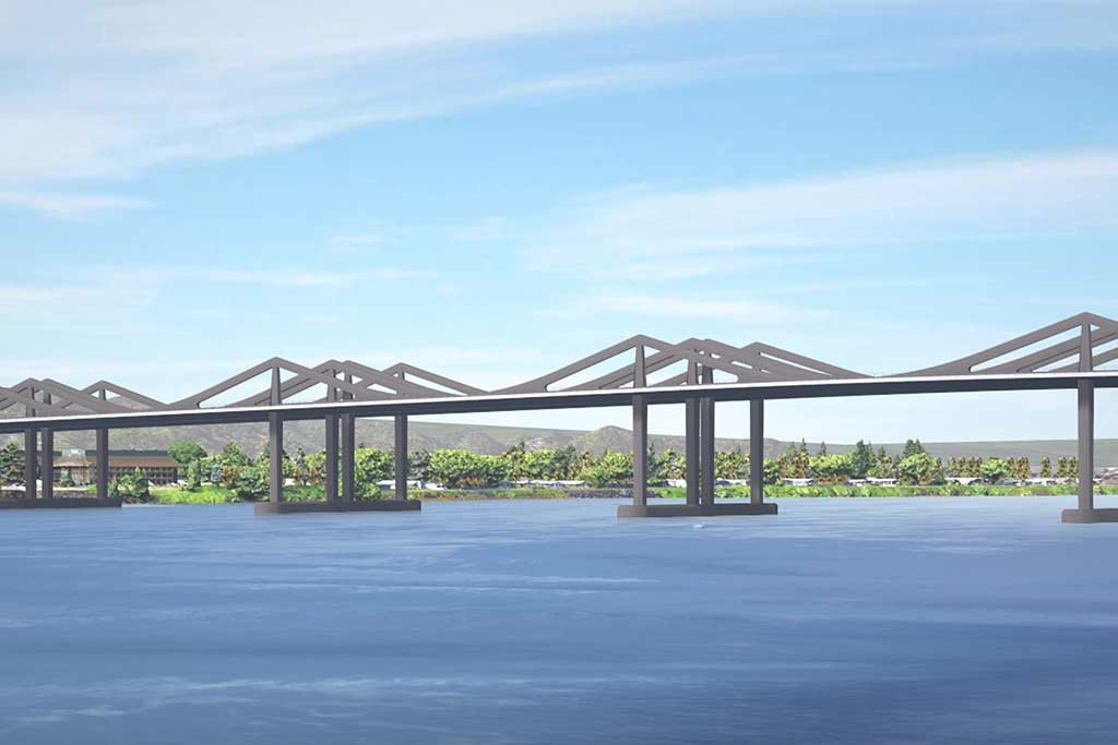 Bridge replacement rendering